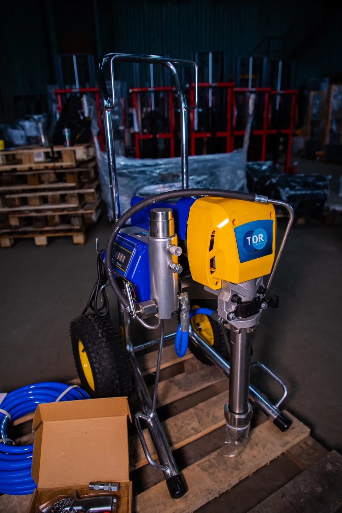 Окрасочный аппарат поршневой 320 бар, 6 л/мин, 3 кВт, 220 В TOR GD-1095 — фото 7